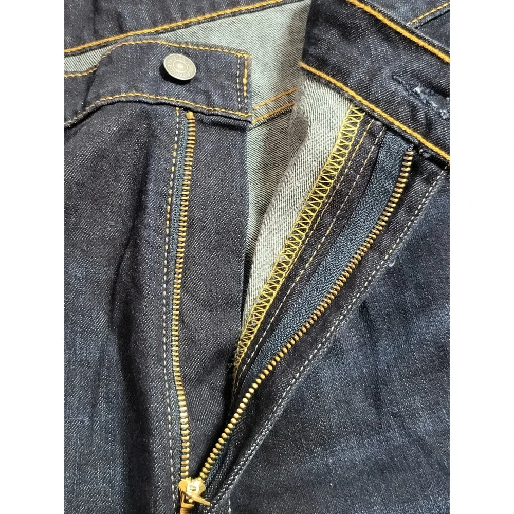 Levis 541 Athletic Taper Jeans Mens 48x29 Dark Blue Denim Cotton Stretch Classic